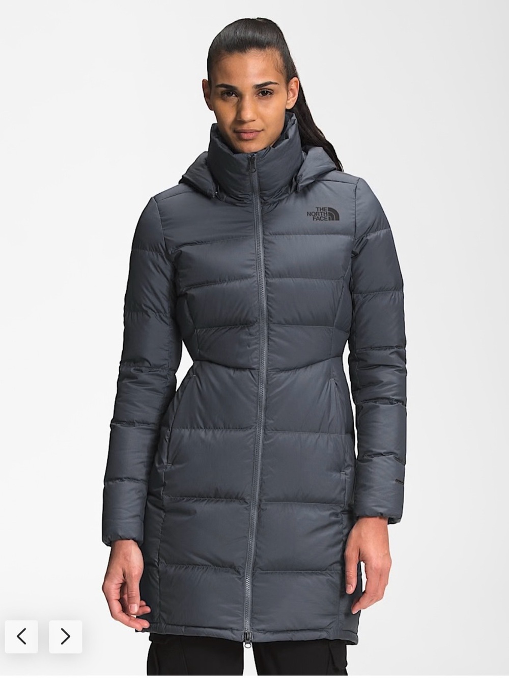 The North Face Women’s Long Puffer Coat - Charcoal